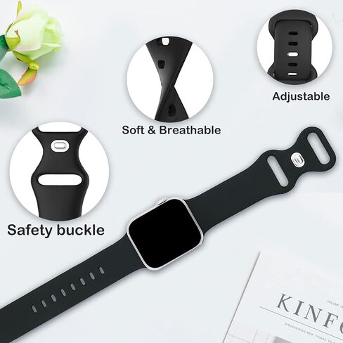 متوافق مع Watch Band 40mm 38mm 41mm 42mm 44mm 45mm 49mm Men Women ، حزام بديل للرياضة للتنفس لـ IWatch Ultra Series 8 7 6 5 4 3 2 1 SE ، 12Pack in Saudi Arabia