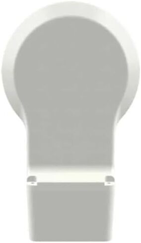 UWB155-W Round Round Outdoor Wall Box Box Box للكاميرات الأمنية ، ملائمة عالمية للقطر الأساسي 5.1 "–6.1" ، أبيض ، متوافق مع كاميرات مختارة in Kuwait