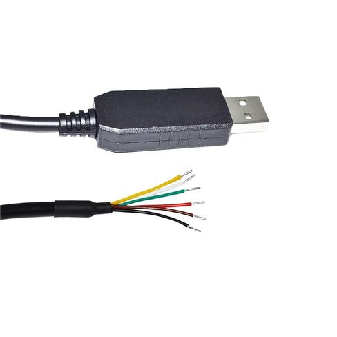 FT232RL ChIP USB إلى RS485 Converter 6 Core 6Pin WE Communication Cable GND Data A+ B- 120R USB-RS485-WE-5000-BT (1.8M ، حالة USB شفافة) in Saudi Arabia