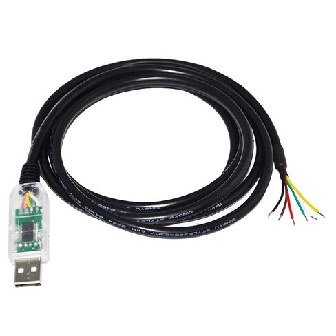 FT232RL ChIP USB إلى RS485 Converter 6 Core 6Pin WE Communication Cable GND Data A+ B- 120R USB-RS485-WE-5000-BT (1.8M ، حالة USB شفافة) in Saudi Arabia