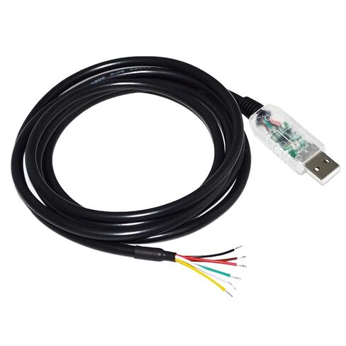 FT232RL ChIP USB إلى RS485 Converter 6 Core 6Pin WE Communication Cable GND Data A+ B- 120R USB-RS485-WE-5000-BT (1.8M ، حالة USB شفافة) in Saudi Arabia