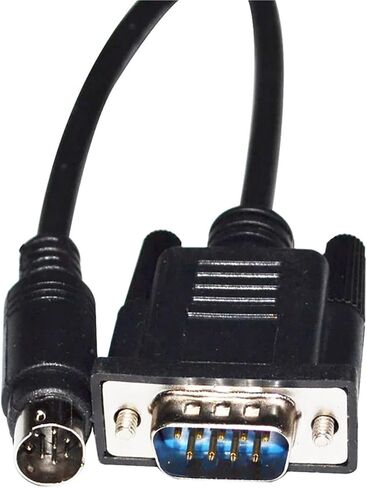 RS232 DB9 D-SUB9PIN Male to MINI DIN 8P AB MICROLOGIX 1400 Programming 1761-CBL-PM02 Cable(3 metre) in Saudi Arabia