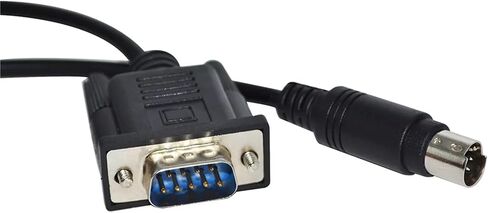 RS232 DB9 D-SUB9PIN Male to MINI DIN 8P AB MICROLOGIX 1400 Programming 1761-CBL-PM02 Cable(3 metre) in Saudi Arabia