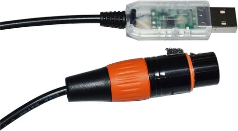 Colorful RS485 DMX512 to USB 3PIN 3P DMX 512 XLR Female Converter Cable for Freestyler QLC Stage Controller KABLE(5 metre,Color C) in Saudi Arabia
