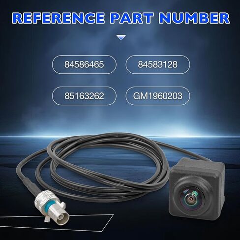 84586465 Rear View Backup Camera with Park Assist, Compatible with Chevrolet Colorado 2019-2022, Replaces 84583128 85163262 GM1960203, Weatherproof, Plug & Play in Saudi Arabia