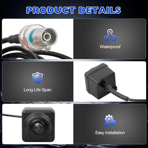 84586465 Rear View Backup Camera with Park Assist, Compatible with Chevrolet Colorado 2019-2022, Replaces 84583128 85163262 GM1960203, Weatherproof, Plug & Play in Saudi Arabia