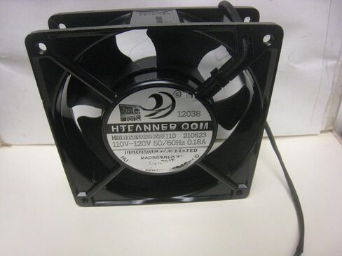 HTA120D110 210623 110V-1220V 0.18A AC مروحة التبريد 4-1/2 "" X4-1/2 "" 1-1/، بديل لـ Htfanner Com OEM ، Black ، GLB9527 in Saudi Arabia