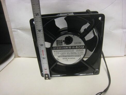 HTA120D110 210623 110V-1220V 0.18A AC مروحة التبريد 4-1/2 "" X4-1/2 "" 1-1/، بديل لـ Htfanner Com OEM ، Black ، GLB9527 in Saudi Arabia