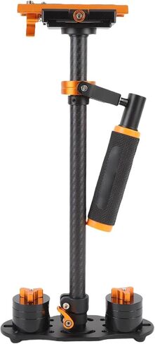 Handheld 3 Axis DSLR Camera Stabilizer with Telescopic Center Post, Compact Gimbal for Video DV Live Broadcast Vlogging​ in Saudi Arabia