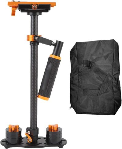 Handheld 3 Axis DSLR Camera Stabilizer with Telescopic Center Post, Compact Gimbal for Video DV Live Broadcast Vlogging​ in Saudi Arabia