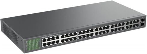 Grandstream GWN7706 | 48-PORT GIGABIT ETHERNET مفتاح الشبكة غير المُدار | التوصيل والتشغيل | سطح المكتب/رف الحامل | تصميم المعادن in Saudi Arabia
