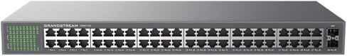 Grandstream GWN7706 | 48-PORT GIGABIT ETHERNET مفتاح الشبكة غير المُدار | التوصيل والتشغيل | سطح المكتب/رف الحامل | تصميم المعادن in Saudi Arabia