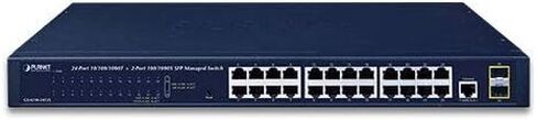 شبكة GS-4210-24T2S-24-منفذ 10/100/1000T + 2-PORT 100/1000X SFP SWITED GIGABIT SWITCH (Planet) in Kuwait