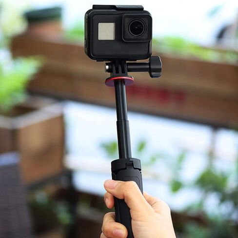 Extendable Selfie Stick for Gopro, Portable Vlog Selife Stick Tripod Stand for Gopro Hero 11/10/9/8/7/6/5 Black/Gopro Max DJI Osmo Action Insta 360 AKASO Action Camera Accessory Kits in Saudi Arabia