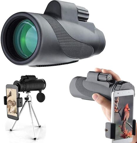 40X60 Monocular High Power Monocular Scope for Bird Watching Traveling Concert Sports Game with Phone Adapter Tripod in Saudi Arabia