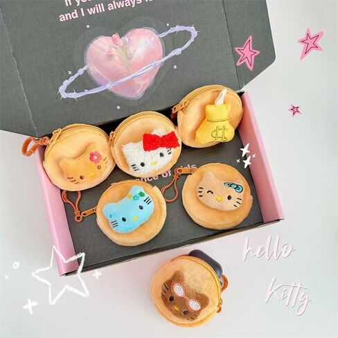 الكرتون ابتسامة الوجه حقيبة المفاتيح سماعة كابل صفر محفظة صغيرة أفخم مفتاح سلسلة in Kuwait