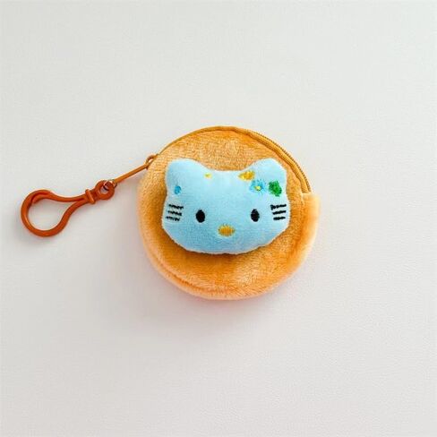 الكرتون ابتسامة الوجه حقيبة المفاتيح سماعة كابل صفر محفظة صغيرة أفخم مفتاح سلسلة in Kuwait