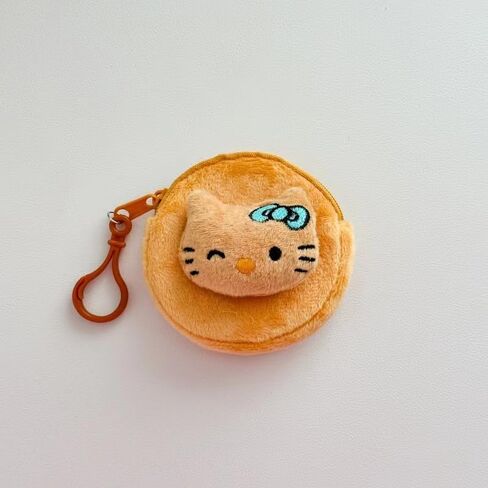 الكرتون ابتسامة الوجه حقيبة المفاتيح سماعة كابل صفر محفظة صغيرة أفخم مفتاح سلسلة in Kuwait