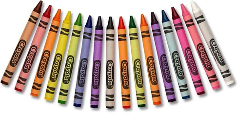 Crayola Crayons, School Supplies, Colors may vary, 16 Count, Crayon Size 3-5/8"L x 5/16" Diameter in Saudi Arabia