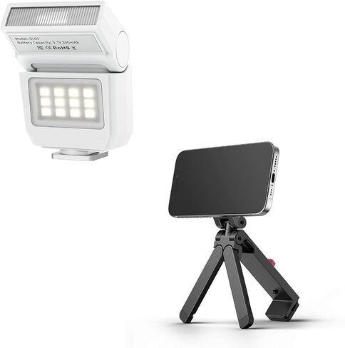 Ulanzi SL03 Camera Mini Flash و SK-20 Travel Essentials Airplane Airplane حامل هاتف in Saudi Arabia