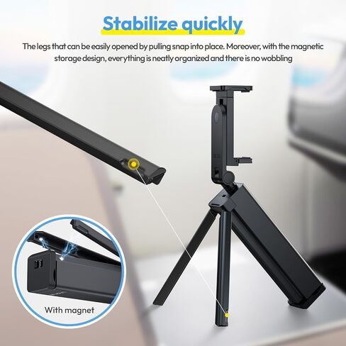 Ulanzi SL03 Camera Mini Flash و SK-20 Travel Essentials Airplane Airplane حامل هاتف in Saudi Arabia