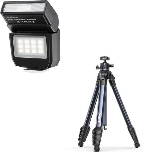 Ulanzi SL03 Camera Mini Flash و Ulanzi Ombra ⅱcamera tripod 61.5 بوصة in Saudi Arabia