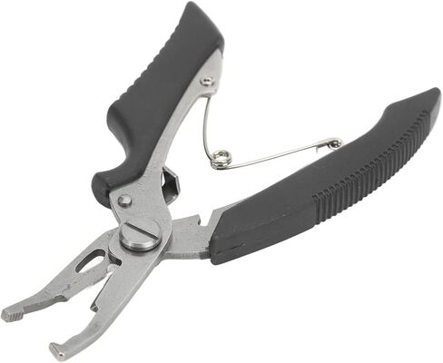 Fishing Hook Remover Pliers, Accurate Stainless Steel Fishing Pliers for Outdoors (Black) in Saudi Arabia
