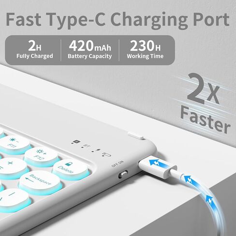 aoub for iPad 10th Generation Case with Keyboard 10.9 inch 2022, Detachable Bluetooth Keyboard, Smart Stand Folio Keyboard Cover with Pencil Holder for iPad 10th Gen, Black in Kuwait