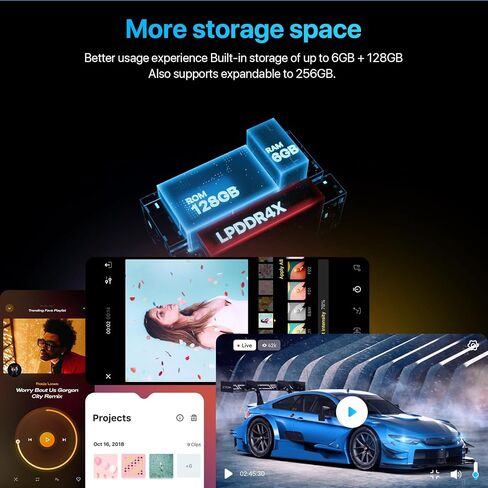 UMIDIGI Unlocked Cell Phone G1 MAX Dual Sim 4G LTE Mobile Phone, 6GB+128GB+256G Expandable, 6.52" HD+ Night Mode，5150mAh, GSM Unlocked Phones in Kuwait