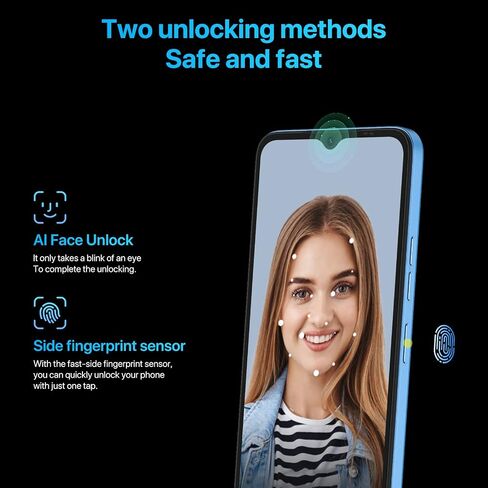 UMIDIGI Unlocked Cell Phone G1 MAX Dual Sim 4G LTE Mobile Phone, 6GB+128GB+256G Expandable, 6.52" HD+ Night Mode，5150mAh, GSM Unlocked Phones in Kuwait