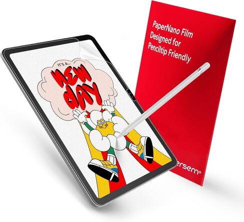 بيرسيم [عبوة من قطعتين من واقي الشاشة الورقي متوافق مع ايباد اير 3/ ايباد برو 10.5، غلاف ورقي لجهاز ايباد اير 3، مضاد للتوهج، مقاوم للخدش، ورق ايباد برو 10.5 in Kuwait