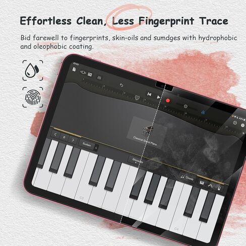 بيرسيم [عبوة من قطعتين من واقي الشاشة الورقي متوافق مع ايباد اير 3/ ايباد برو 10.5، غلاف ورقي لجهاز ايباد اير 3، مضاد للتوهج، مقاوم للخدش، ورق ايباد برو 10.5 in Kuwait