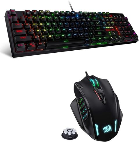 Redragon K582 Mechanical Gaming Keyboard and M908 Gaming Mouse in Saudi Arabia