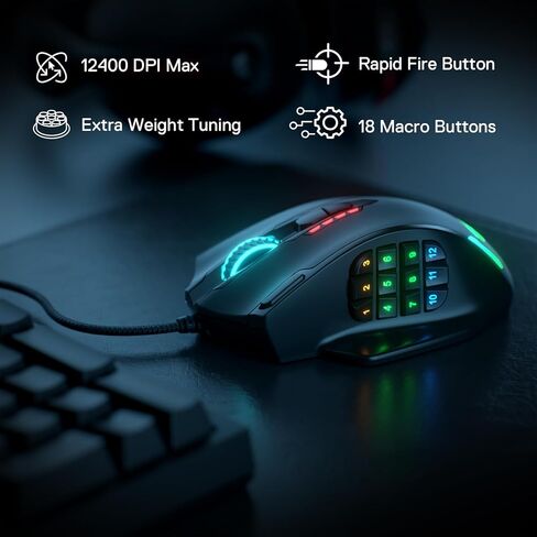Redragon K582 Mechanical Gaming Keyboard and M908 Gaming Mouse in Saudi Arabia
