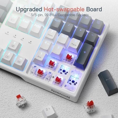 Redragon K668 Gaming Keyboard and M908 WT Gaming Mouse Bundle in Saudi Arabia