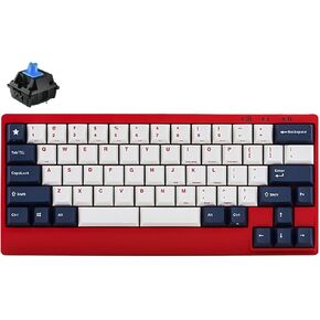 LEOPOLD FC650MDS الأزرق الأزرق النجمة PD 65 ٪ مزدوجة اللوحة الميكانيكية لوحة المفاتيح الكرز MX الأزرق in Saudi Arabia