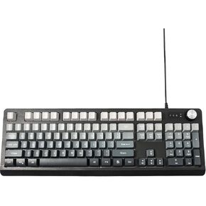 Wired RGB Gaming Membrance Keyboard. 100 ٪ Mini Creamy LED لوحة مفاتيح كمبيوتر. للكمبيوتر الشخصي كمبيوتر Mac Gamer. (أخضر) in Kuwait