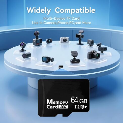 Heart Link 64GB Micro SD بطاقة ، متوافقة مع الكاميرا in Saudi Arabia