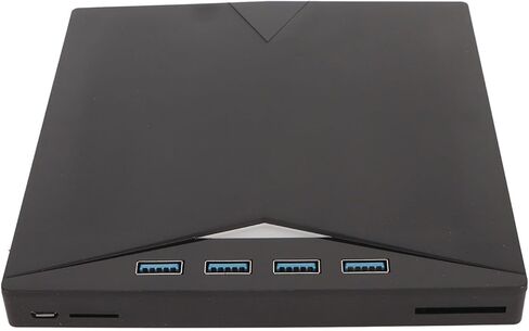 محرك أقراص DVD الخارجي VBESTLIFE ، النوع C USB3.0 DVD Player CD DVD Burner Drive لجهاز الكمبيوتر المكتبي المحمول ، وتصميم نحيف وخفيف الوزن ، وسرعات القراءة والكتابة السريعة in Saudi Arabia