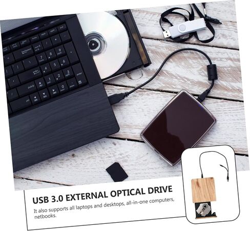 Artibetter المحمول DVD Drive خارجي قرص DVD CD Burner USB Type-C القرص الضوئي المحمول للسفر in Saudi Arabia