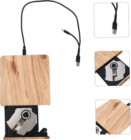 Artibetter المحمول DVD Drive خارجي قرص DVD CD Burner USB Type-C القرص الضوئي المحمول للسفر in Saudi Arabia