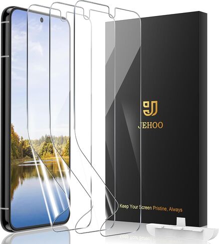 [3 Pack] Google Pixel 7 Pro Screen Protector Flexible TPU [Not Glass], Fingerprint Unlock, Scratch Resistant, Easy Installation, Case Friendly, Bubble Free in Saudi Arabia