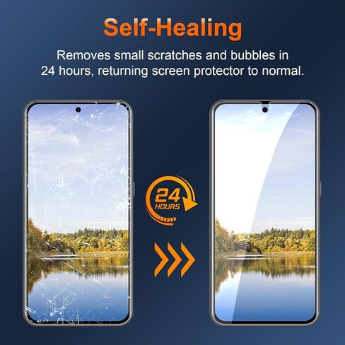 [3 Pack] Google Pixel 7 Pro Screen Protector Flexible TPU [Not Glass], Fingerprint Unlock, Scratch Resistant, Easy Installation, Case Friendly, Bubble Free in Saudi Arabia