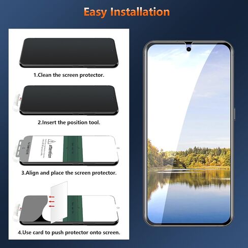 [3 Pack] Google Pixel 7 Pro Screen Protector Flexible TPU [Not Glass], Fingerprint Unlock, Scratch Resistant, Easy Installation, Case Friendly, Bubble Free in Saudi Arabia