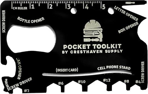 22-in-1 بطاقة الائتمان Multitool-أداة محفظة ضئيلة مع وجع ، مفك البراغي ، فتاحة الزجاجة-هدية مثالية لعيد الأب ، أعياد الميلاد ، عيد الميلاد-TSA أداة الجيب EDC المعتمدة للرجال والنساء in Saudi Arabia