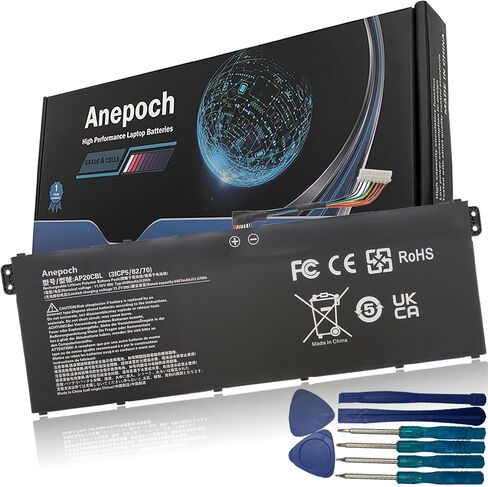 استبدال بطارية الكمبيوتر المحمول AP20CBL لـ Acer Aspire 5 A515-45 A515-46 Aspire 7 A715-43G Swift 3 SF314-43 SF314-511 Vero AV15-51 Travel Travel B311RNA-32 CB315-4H 11.55V 53WH in Saudi Arabia