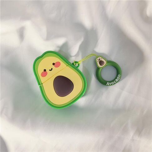 تصميم حالة رائعتين لـ AirPods Pro 2nd Generation Cartoon Conto Cover Silicon Silicone Complable Silicone Strockproof Stracks for Airpod Pro2 (Avocado ، Airpods Pro2) in Kuwait