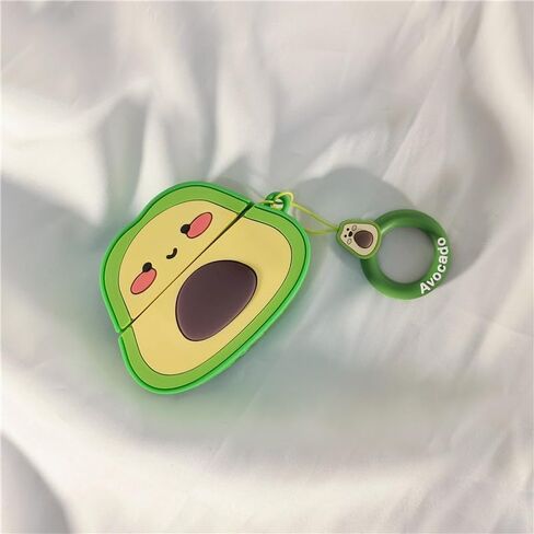 تصميم حالة رائعتين لـ AirPods Pro 2nd Generation Cartoon Conto Cover Silicon Silicone Complable Silicone Strockproof Stracks for Airpod Pro2 (Avocado ، Airpods Pro2) in Kuwait
