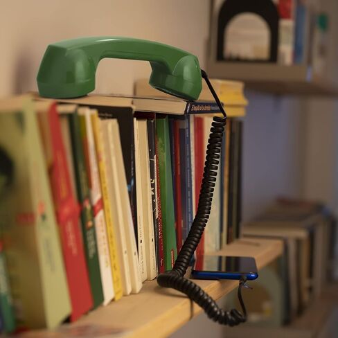 APIS Technology Retro (حزمة لجهاز iPhone) في سماعات الهاتف الخضراء/القديمة للهواتف المحمولة Android والهواتف الذكية والأجهزة اللوحية وأدفاب الصوت-الستينيات Micro in Kuwait