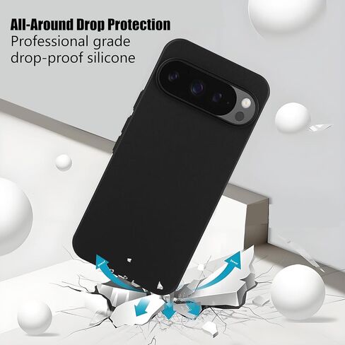حالة هاتف Tenoc لـ Google Pixel 10 و Google Pixel 10 Pro ، Clear Case Caseproof Prescroom Pumper Sloving مقابل 6.3 بوصة in Kuwait
